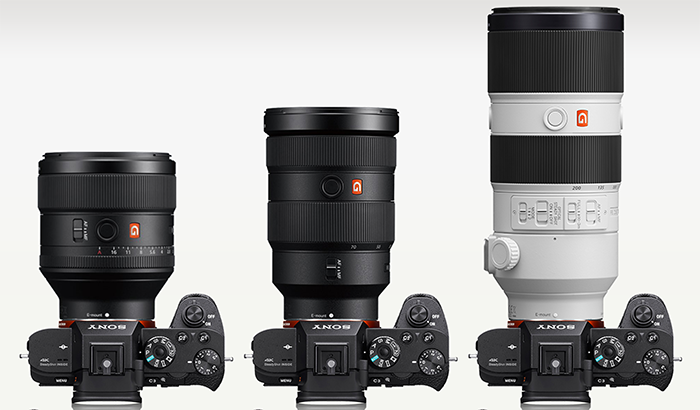 The new FE GM size comparison on the A7rII. – sonyalpharumors