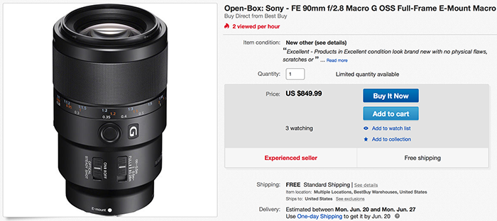 Download Sony FE 90mm review at Photozone: "Both Canon and Nikon should be scared by now ...