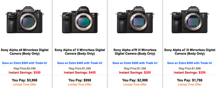 Canon will launch new $1600 FF mirrorless on Feb 14. And Sony answers with a $200 price on the A7III – sonyalpharumors