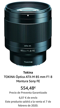 LEAKED: This is the new Tokina ATX-M 85mm f/1.8 FE lens 