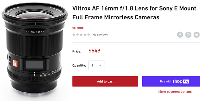 Review: Viltrox FE 16mm 1.8 AF 