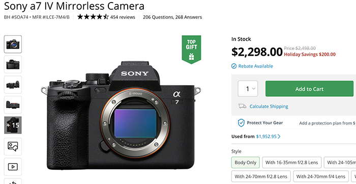 Sony Officially Announces the a7II in the US! Will Ship in Time for  Christmas